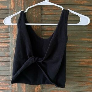 OU Reversible Ribbed Top